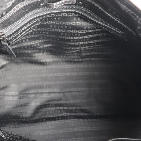 CELINE Celine handbag leather black 2way shoulder bag - Picture 8 of 9